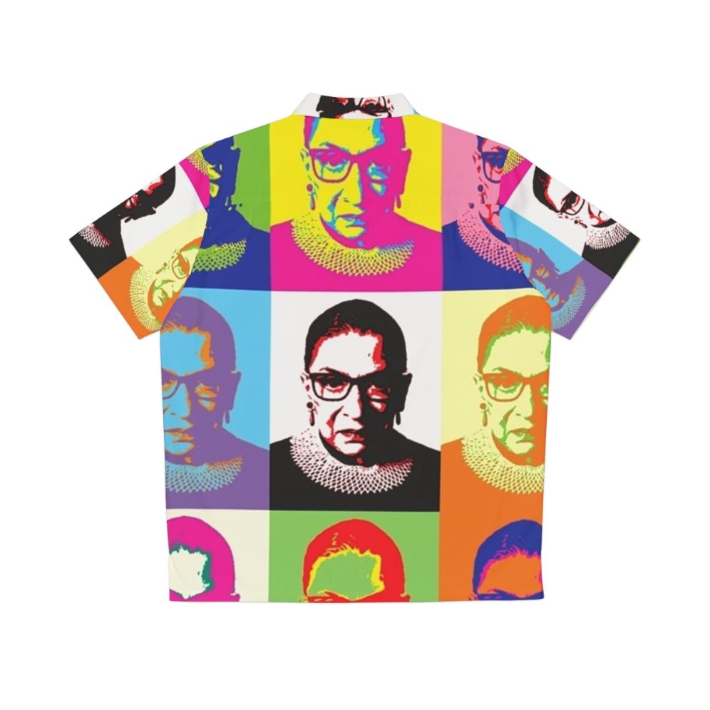 Notorious RBG Hawaiian Shirt featuring Ruth Bader Ginsburg - Back