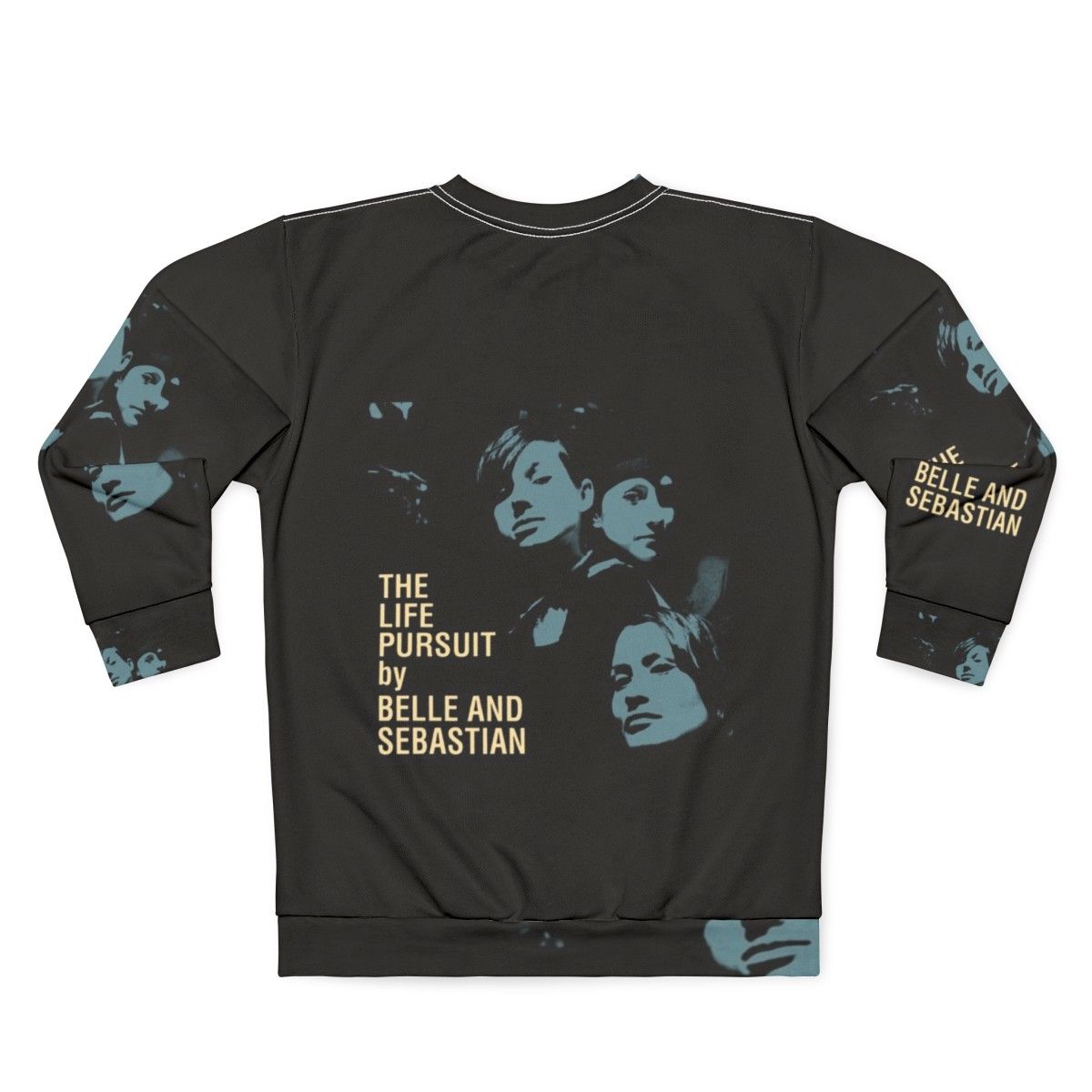 Belle and Sebastian Band Sweatshirt with Indie Music Lyrics - Back