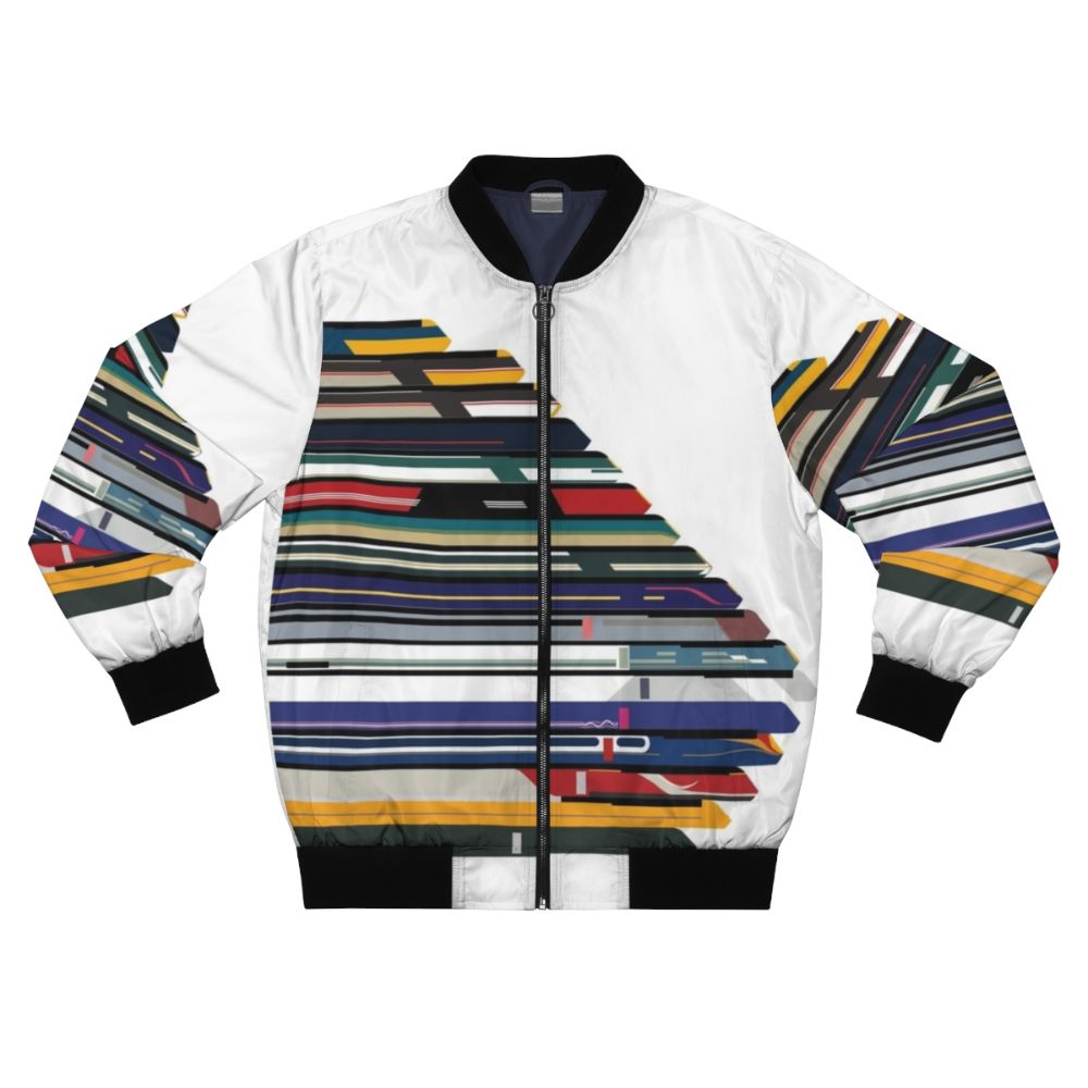 Intercity 125 British Rail Bomber Jacket featuring the classic livery design