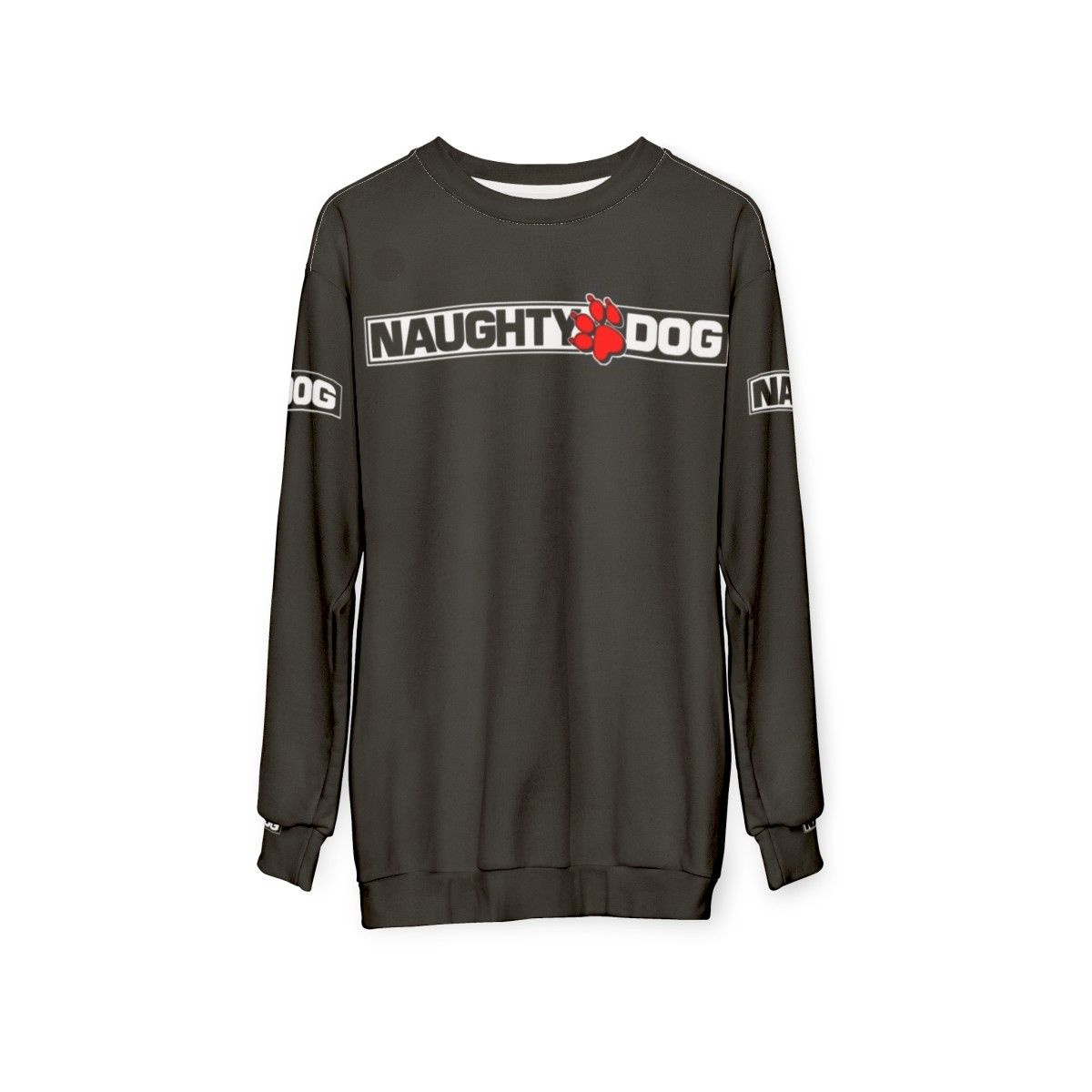 Naughty Dog Gaming Sweatshirt - hanging