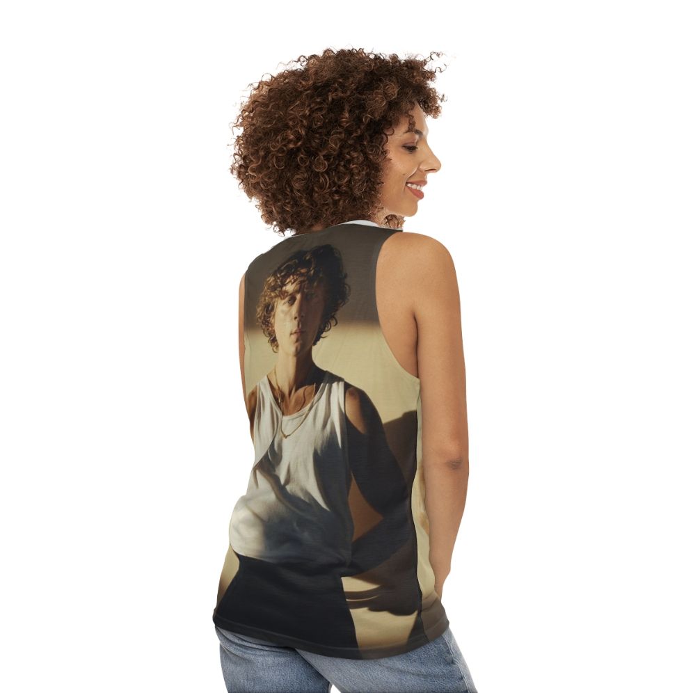 Jeremy Allen White Unisex Tank Top - women back