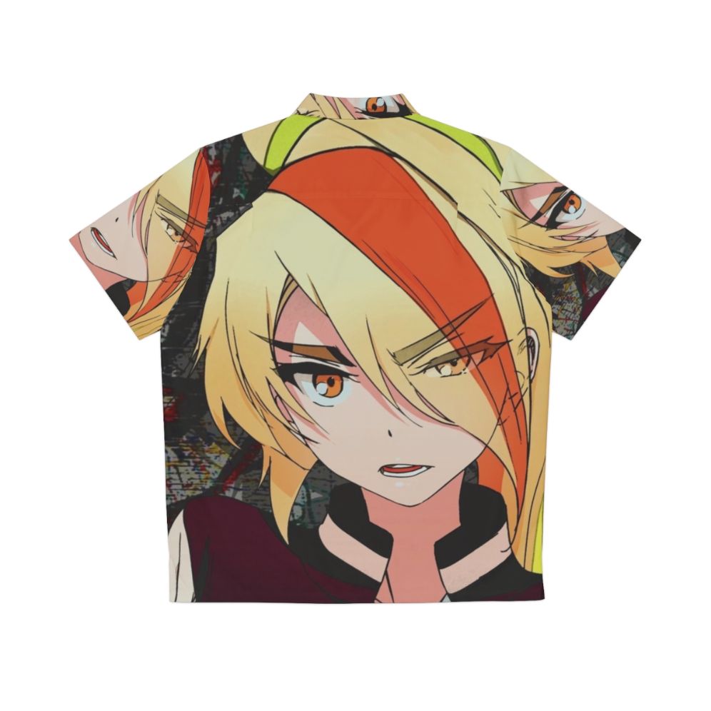 Nikaidou Saki Anime Girl Hawaiian Shirt - Back