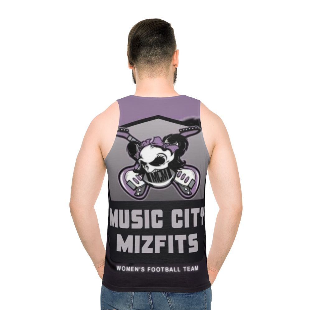 Music City Alternative Logo Unisex Tank Top - men back