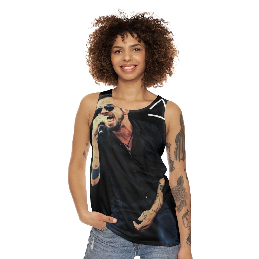 Adam Gontier Saint Asonia Unisex Rock Band Tank Top - women