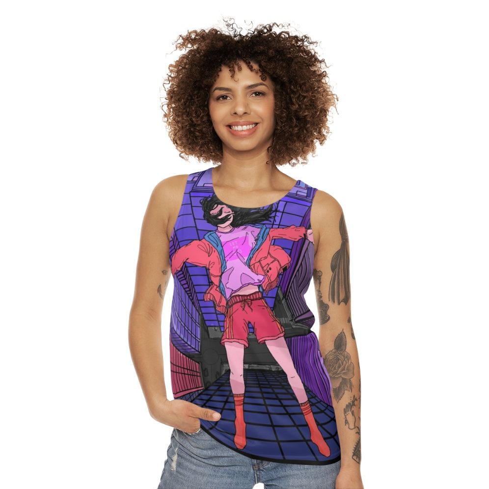 Unisex Sad Girl Let Me Go Lo-Fi Vaporwave Tank Top - women