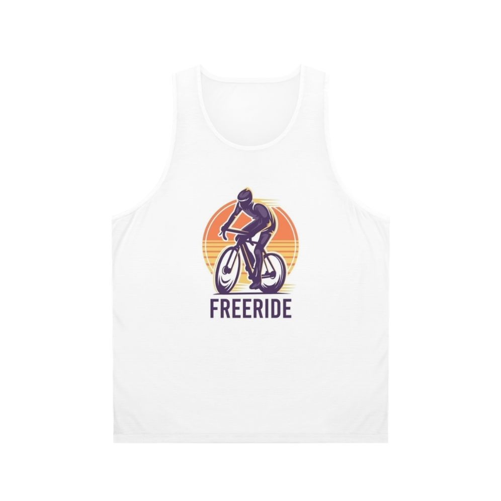 Cycling hobbies unisex sports tank top