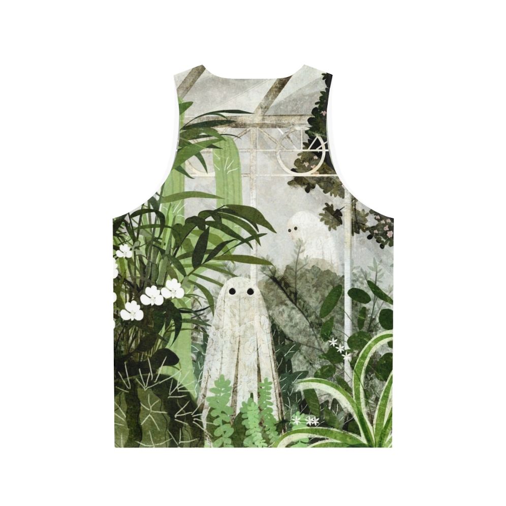 Haunted greenhouse unisex tank top - Back