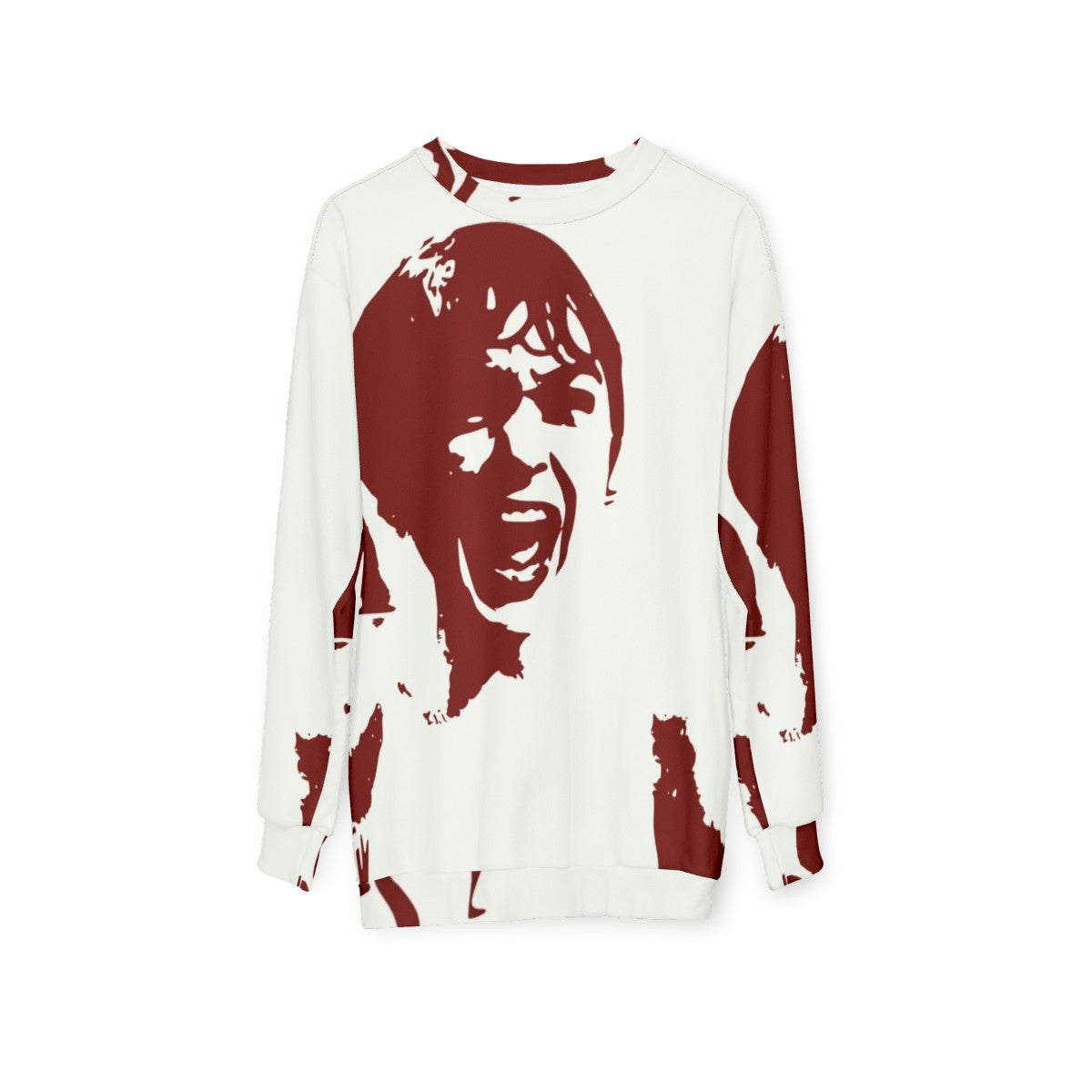 Psycho Sweatshirt with Hitchcock movie inspired retro vintage design - hanging