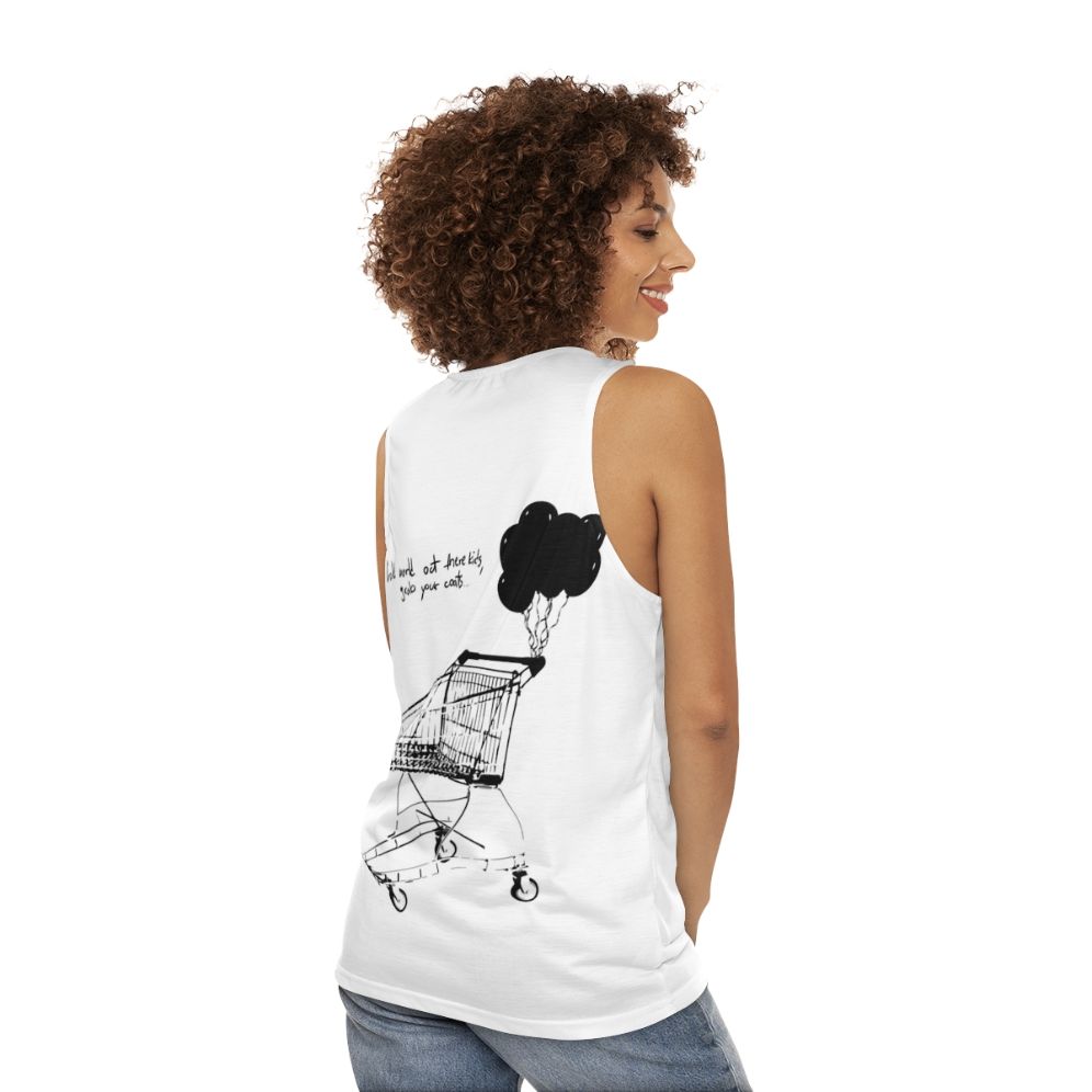 NF Unisex Tank Top - women back