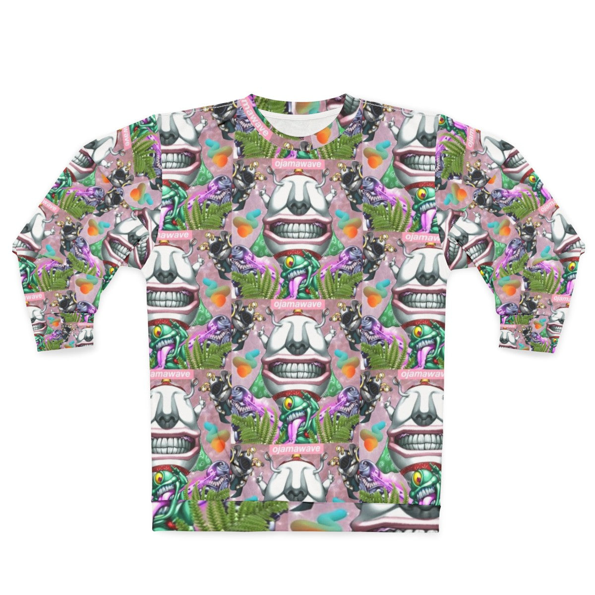 Yugioh Aesthetic Vaporwave Sad Ojama Sweatshirt