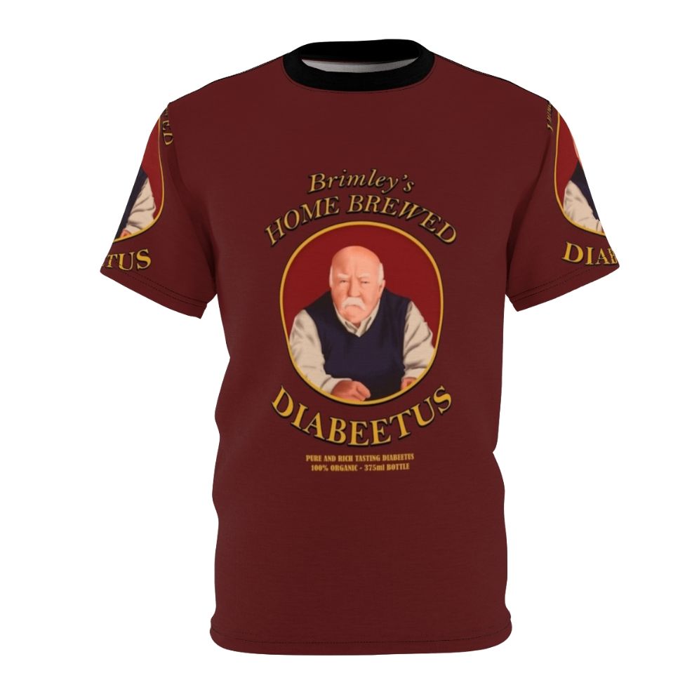 Vintage-style t-shirt design featuring the word "Diabeetus" and a retro diabetic-themed graphic