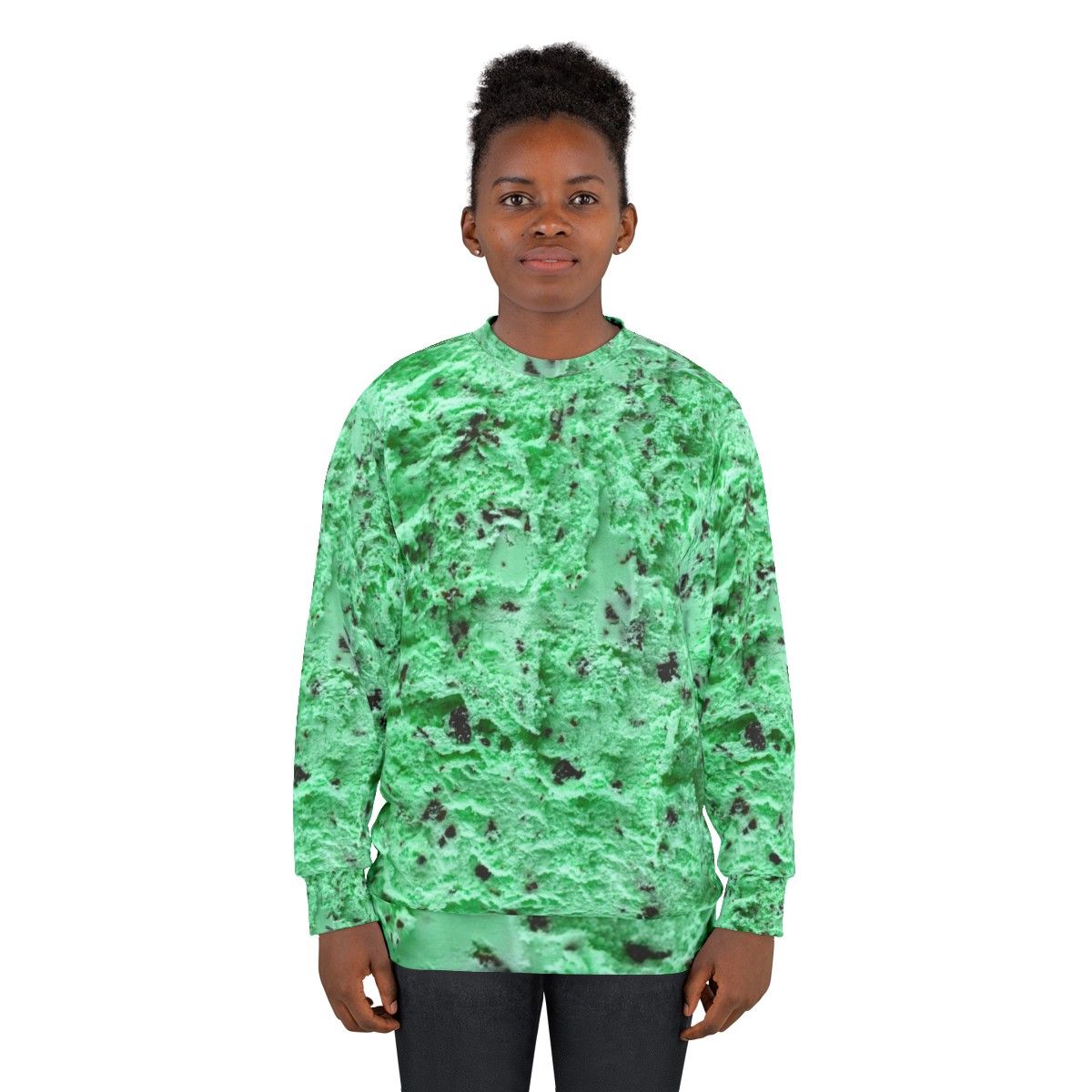 Mint Chocolate Chip Ice Cream Sweatshirt - women