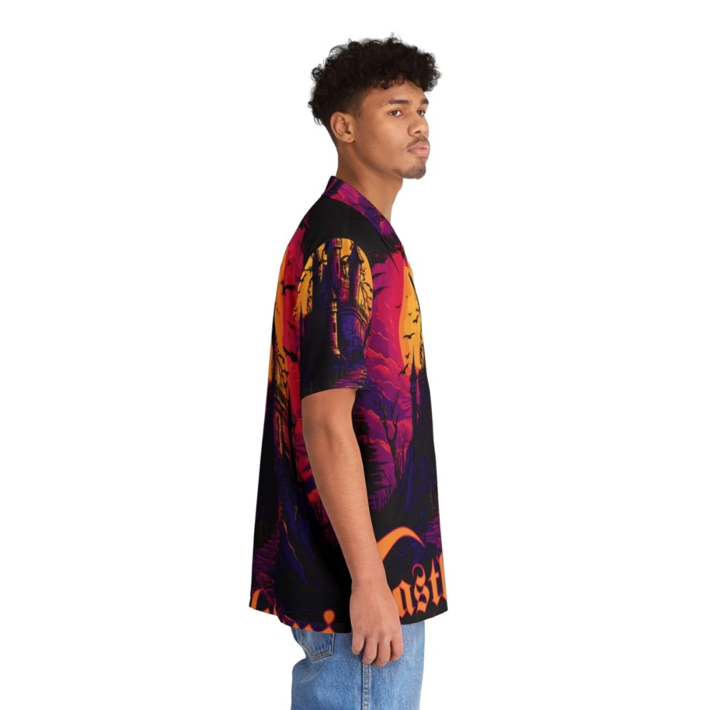 Castlevania Vaporwave Hawaiian Shirt with Dracula and Alucard - People Pight