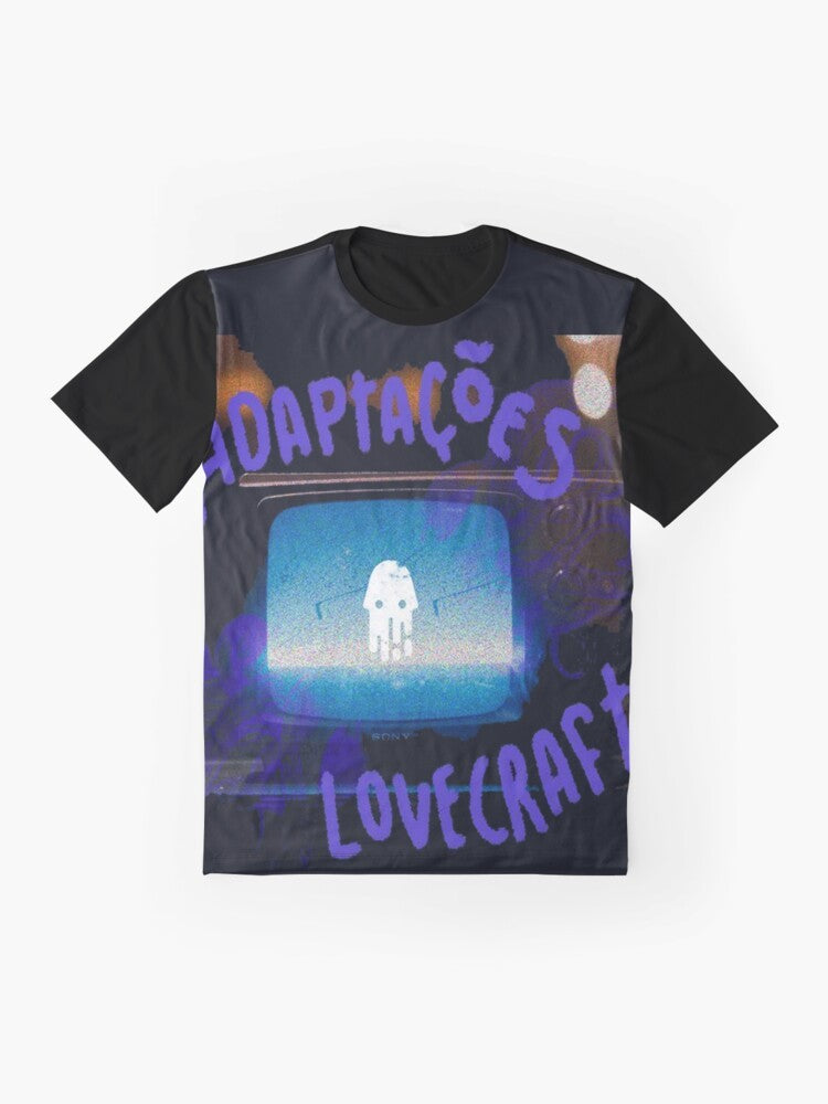 Lovecraft Country TV Series Graphic T-Shirt featuring characters from the show - Flat lay