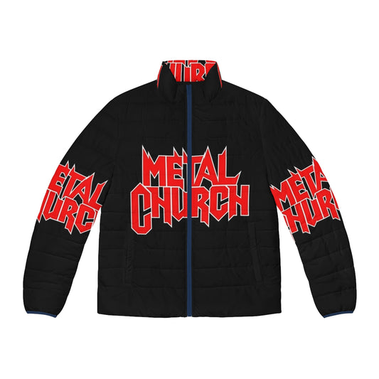 Metalchurch Puffer Jacket - Heavy Metal Band Merchandise