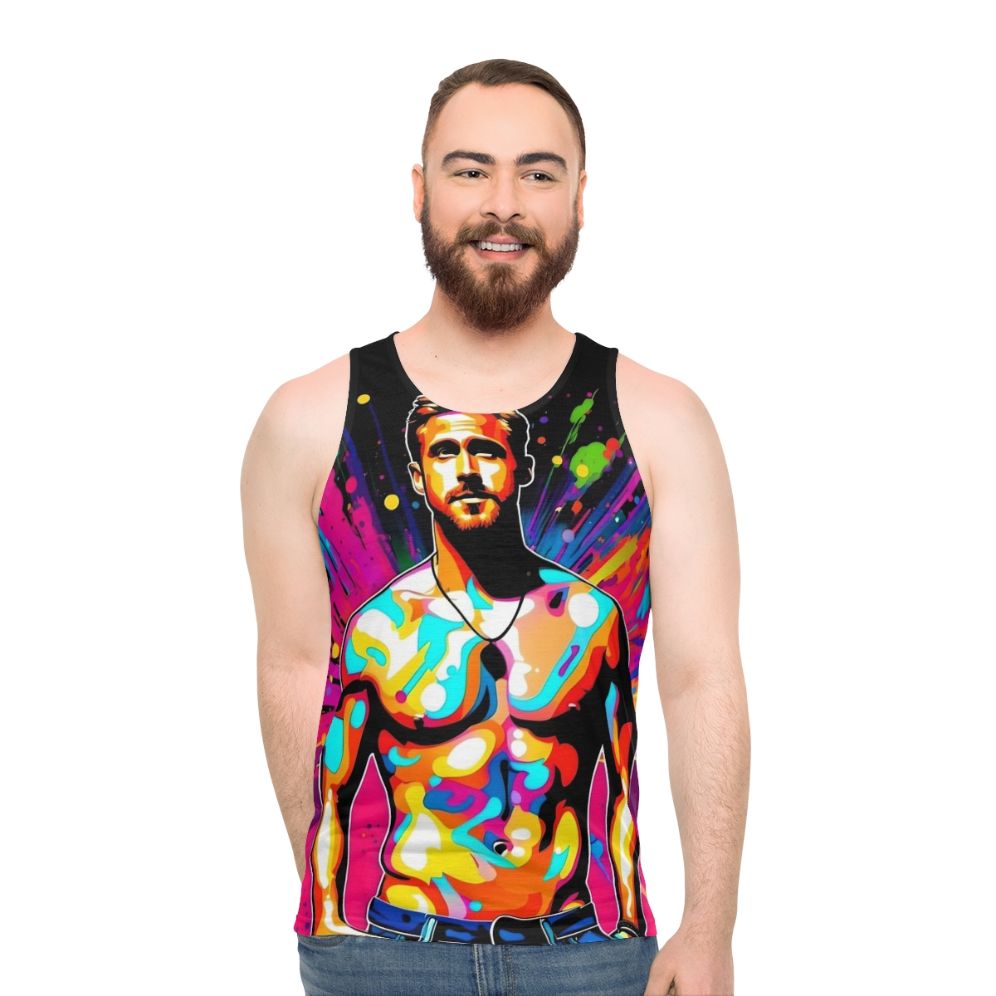 Ryan Gosling Pop Art Unisex Tank Top - men