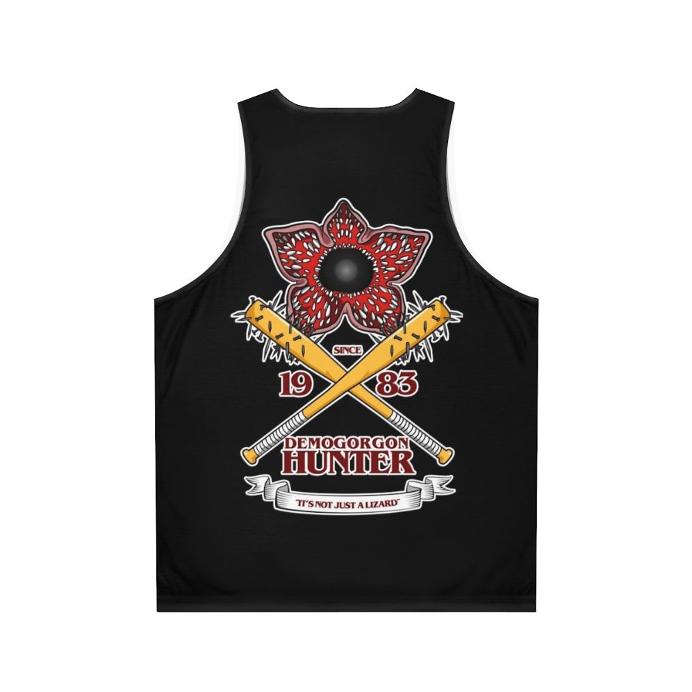 Stranger Things Demogorgon Hunter Unisex Tank Top - Back