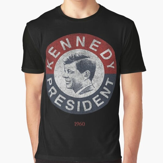 Vintage 1960s Kennedy for President graphic t-shirt