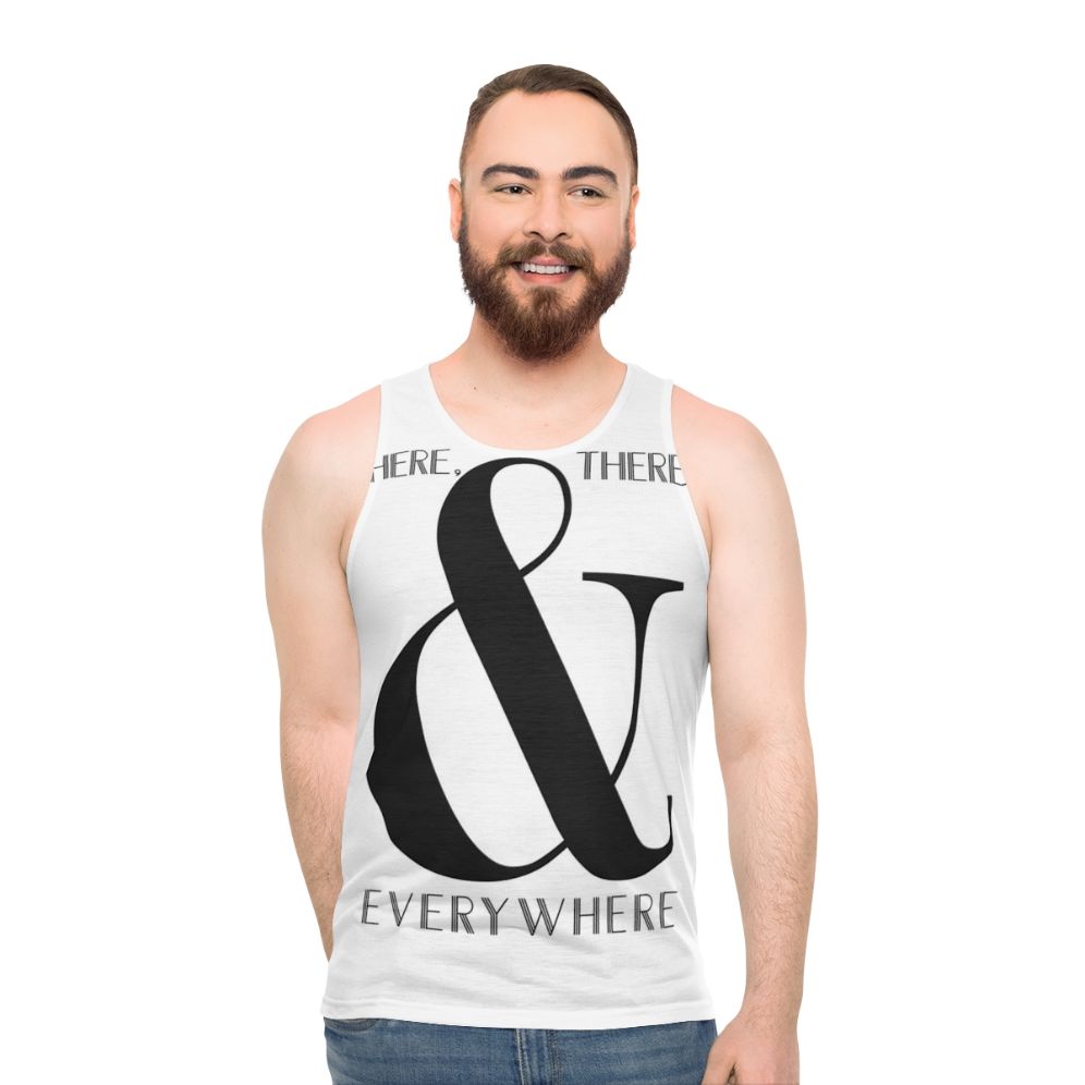 Unisex 'Here There & Everywhere' Beatles Lyric Tank Top - men