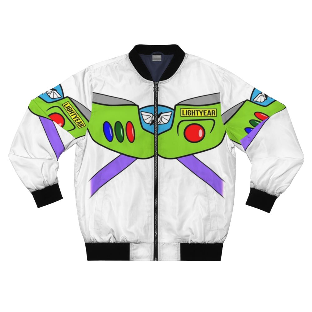 Buzz Lightyear-inspired space ranger bomber jacket