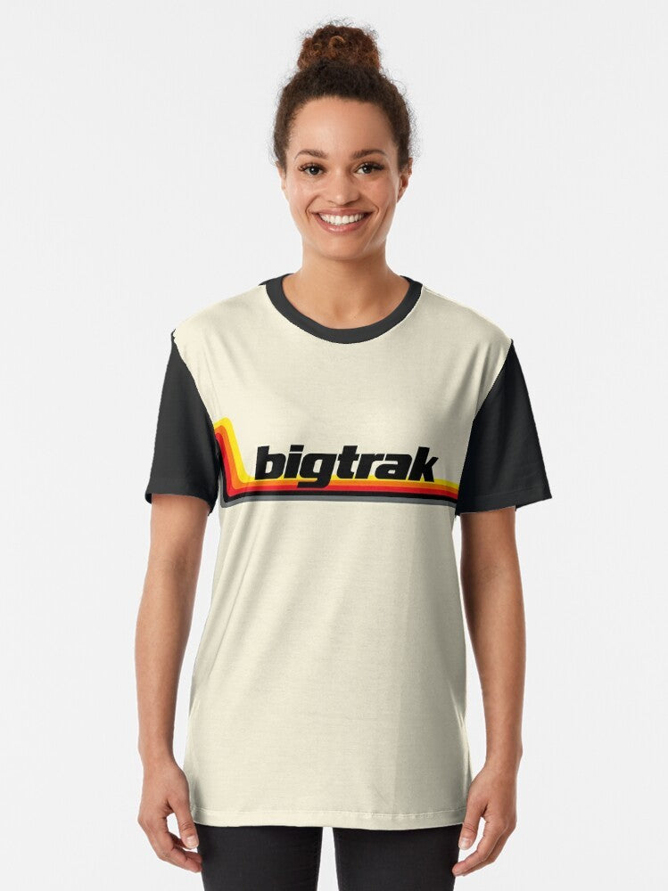 Bigtrak 1980s retro graphic t-shirt featuring the iconic Bigtrak toy robot - Women