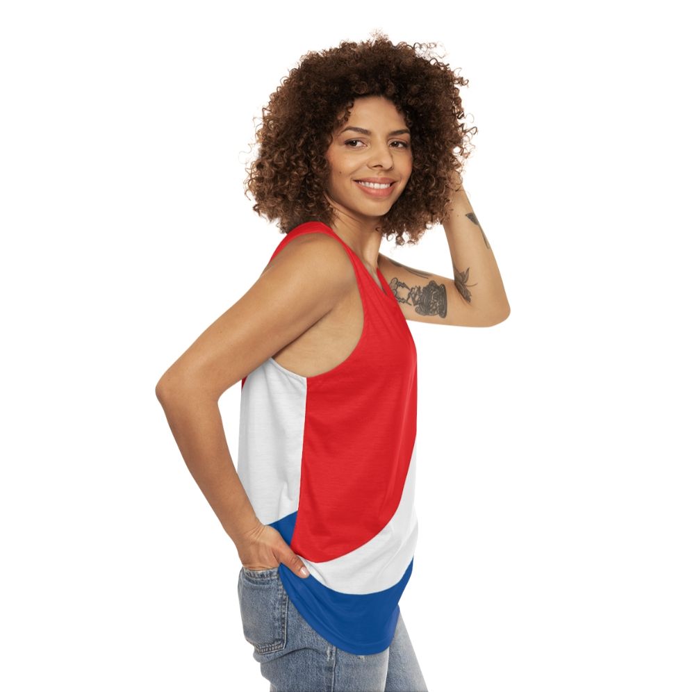 Pepsi logo unisex tank top - women side