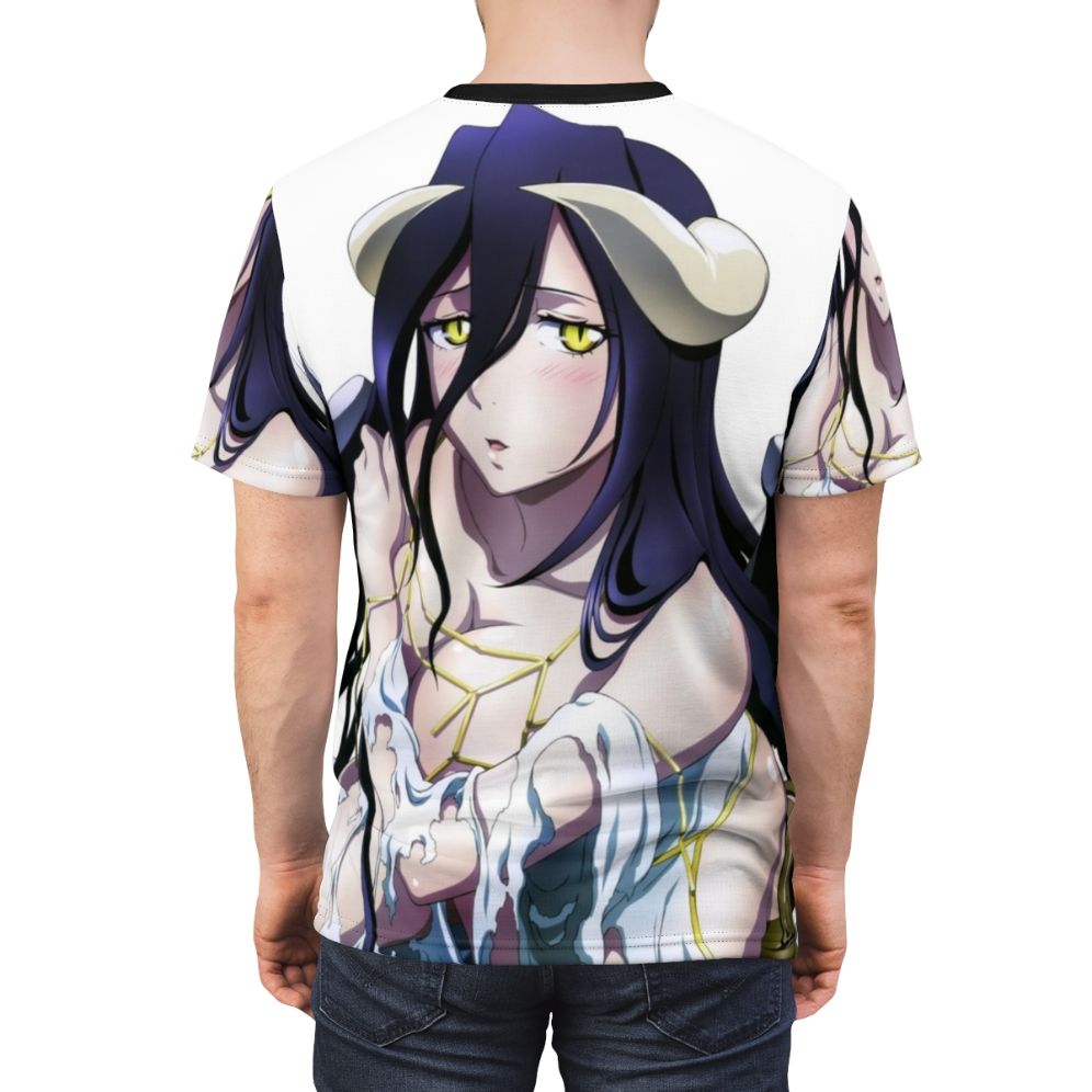 Overlord inspired Albedo anime graphic tee featuring the popular character - men back