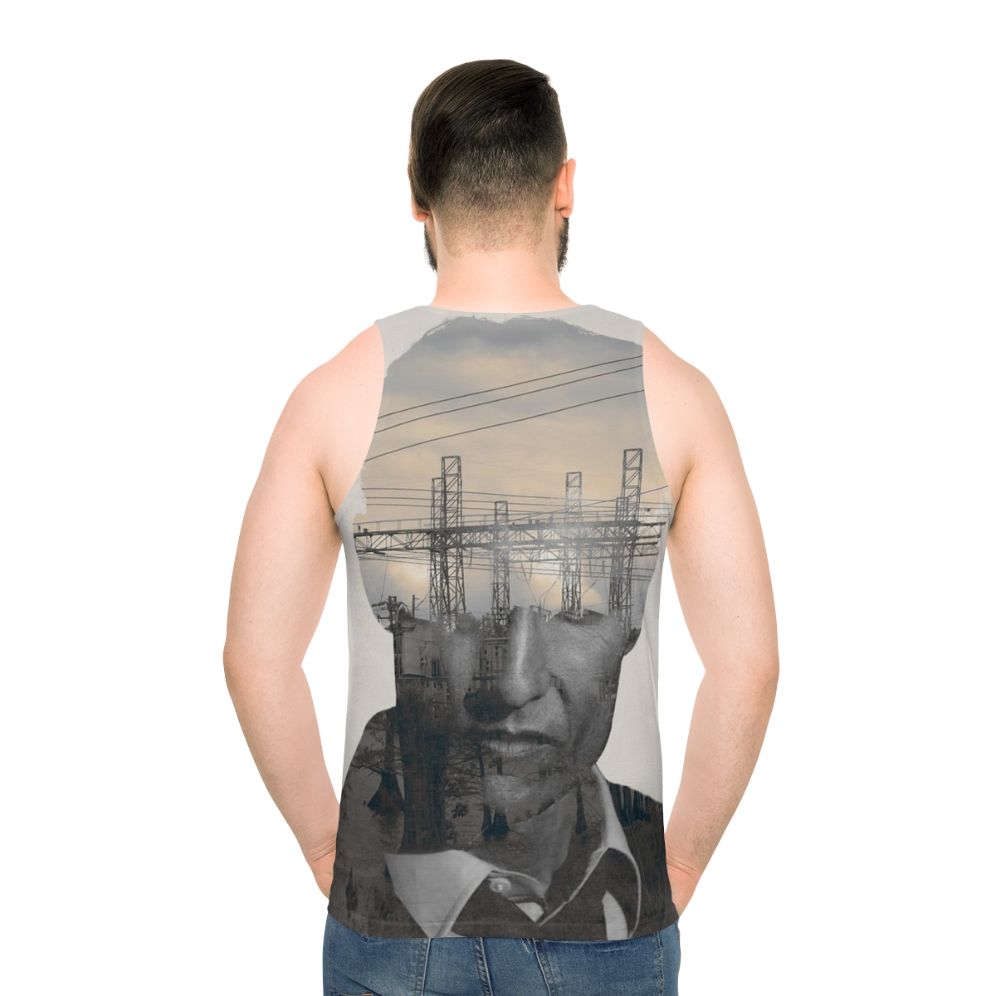 True Detective Season 1 Unisex Tank Top - men back