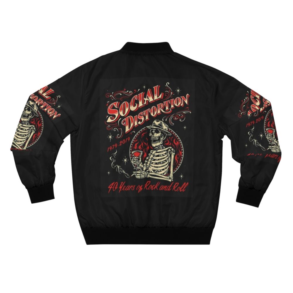 Social Distortion Band Merchandise - Bomber Jacket - Back