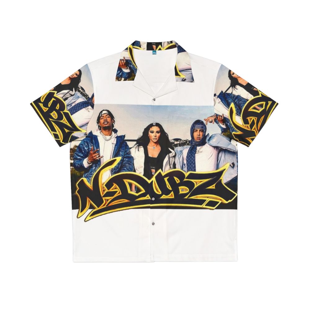 N Dubz Blue Hawaiian Shirt