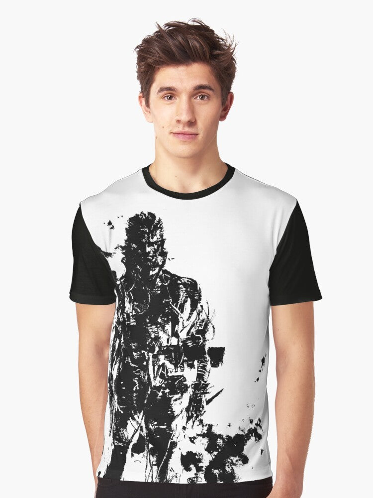 Metal Gear Solid 3 Big Boss Graphic T-Shirt - Men