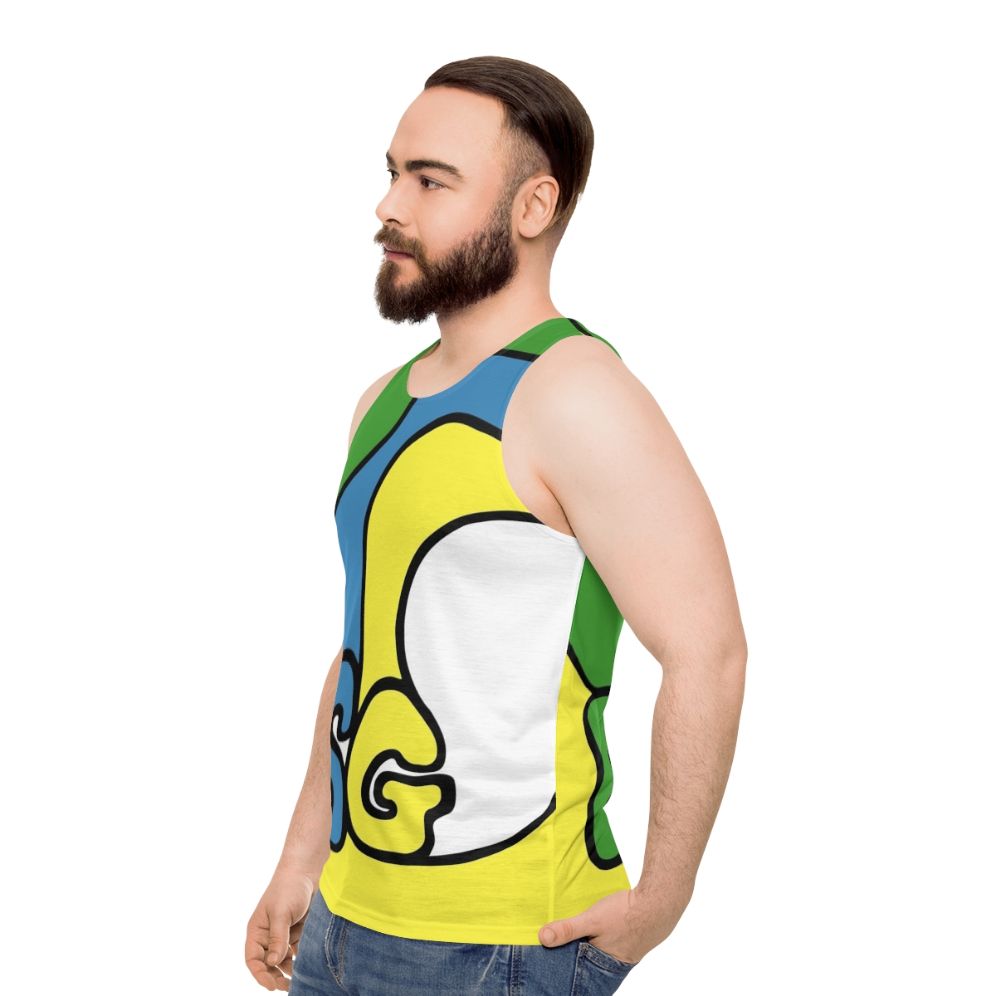 Esg post punk unisex tank top - men side