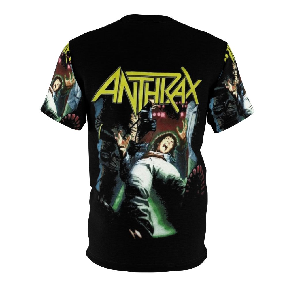 Anthrax Inspired Fan T-shirt featuring the iconic band logo and album artwork - Back