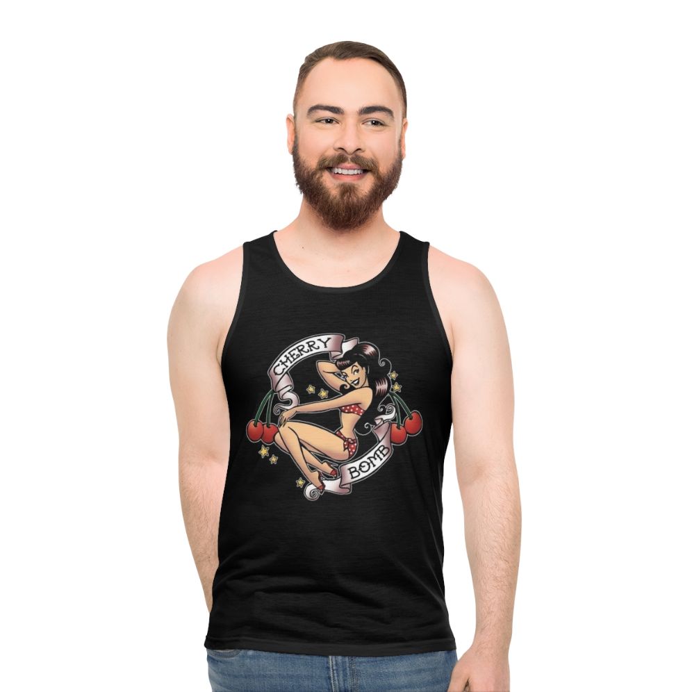 Cherry Bomb Unisex Tank Top - men