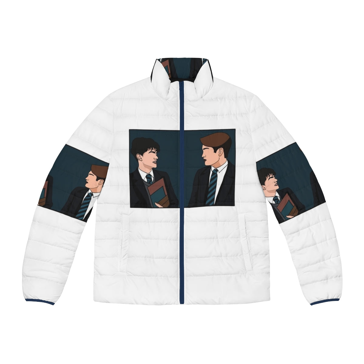 Heartstopper Charlie Spring and Nick Nelson Puffer Jacket