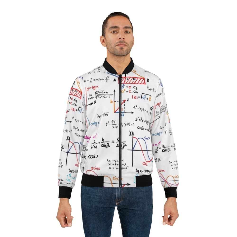 Mathematics Formulas Numbers Bomber Jacket - Lifestyle