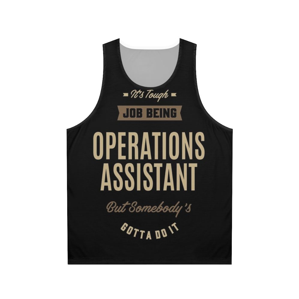 Operations Assistant Unisex Tank Top