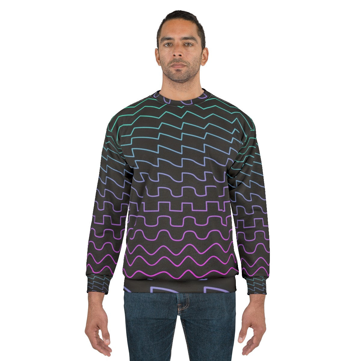 Synthesizer Waveforms Sweatshirt - men