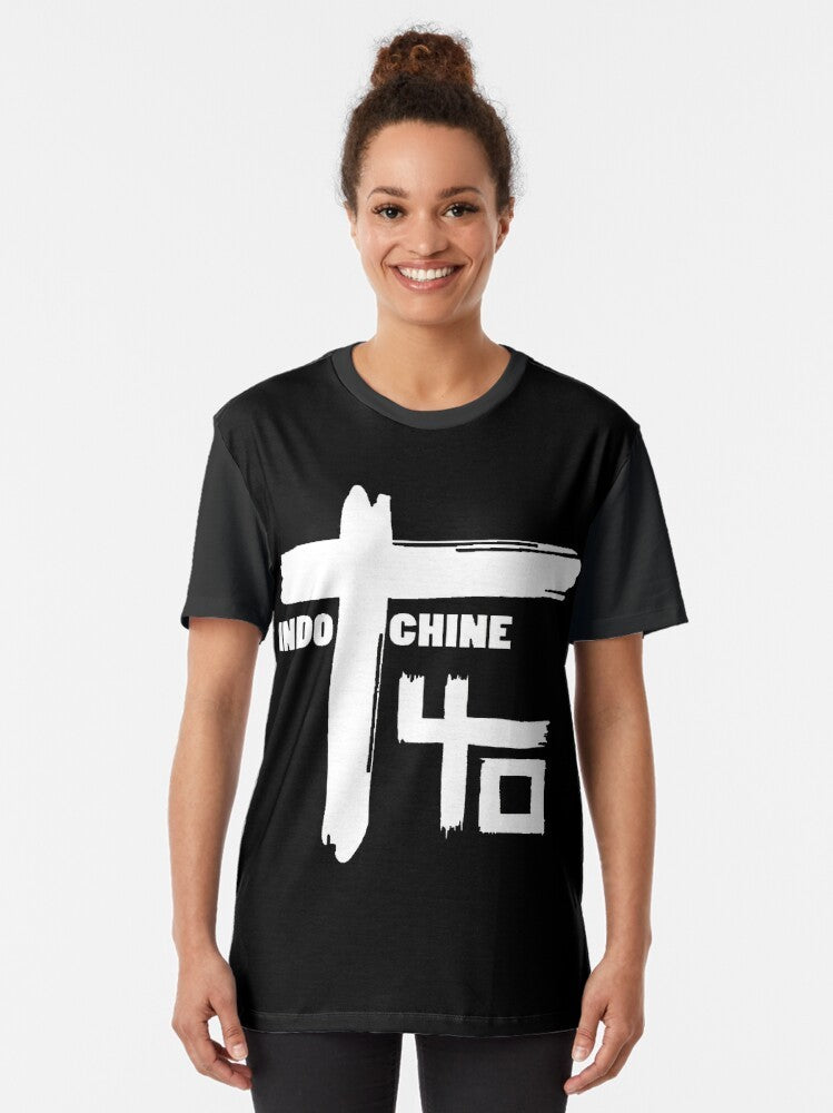 Best of Indochine Band Logo Graphic T-Shirt - Women