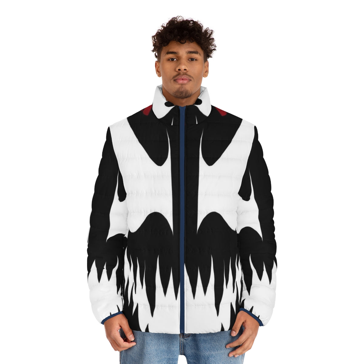 Venom Carnage M Byte Puffer Jacket graphic design fan art - men front