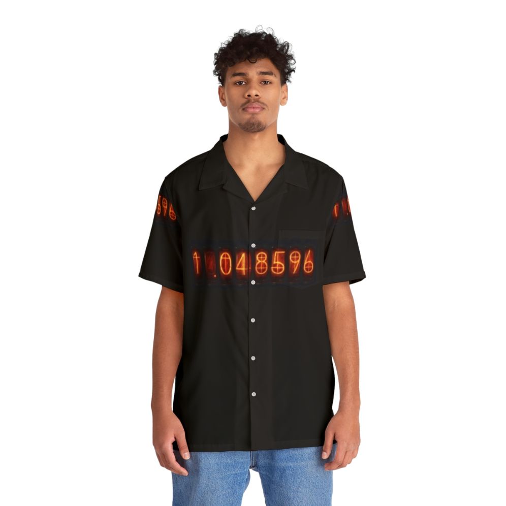 Steins Gate Divergence Meter Hawaiian Shirt - People Front