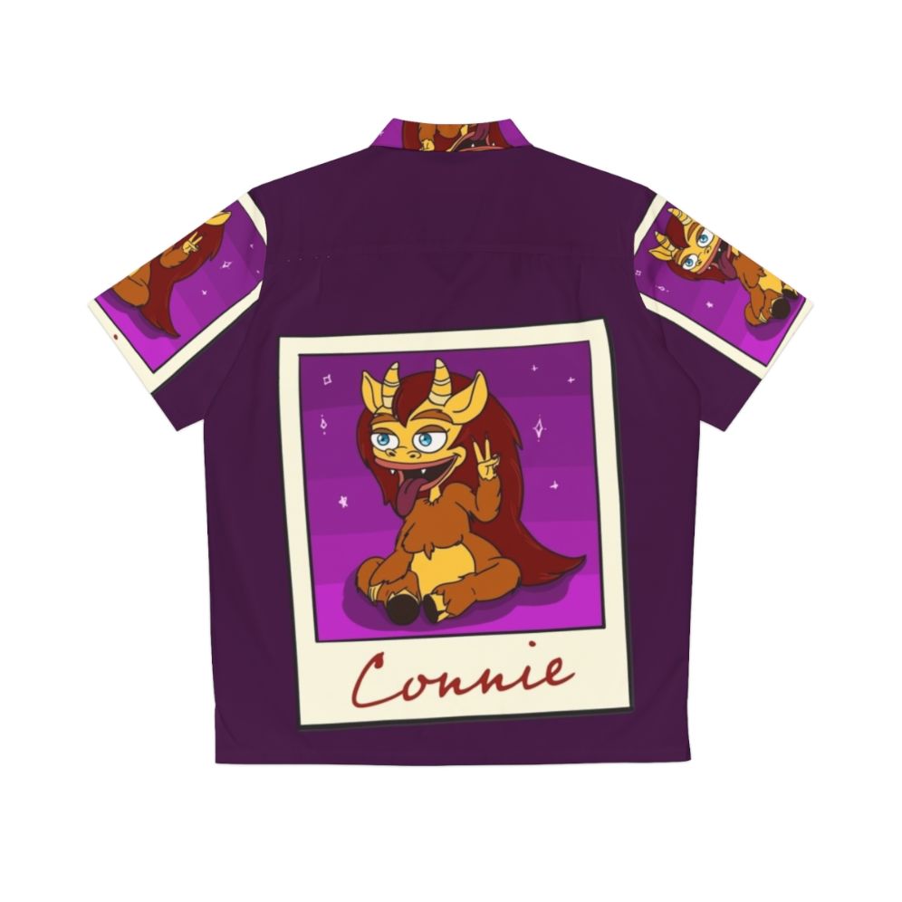 Big Mouth Hormone Monster Connie Hawaiian Shirt - Back