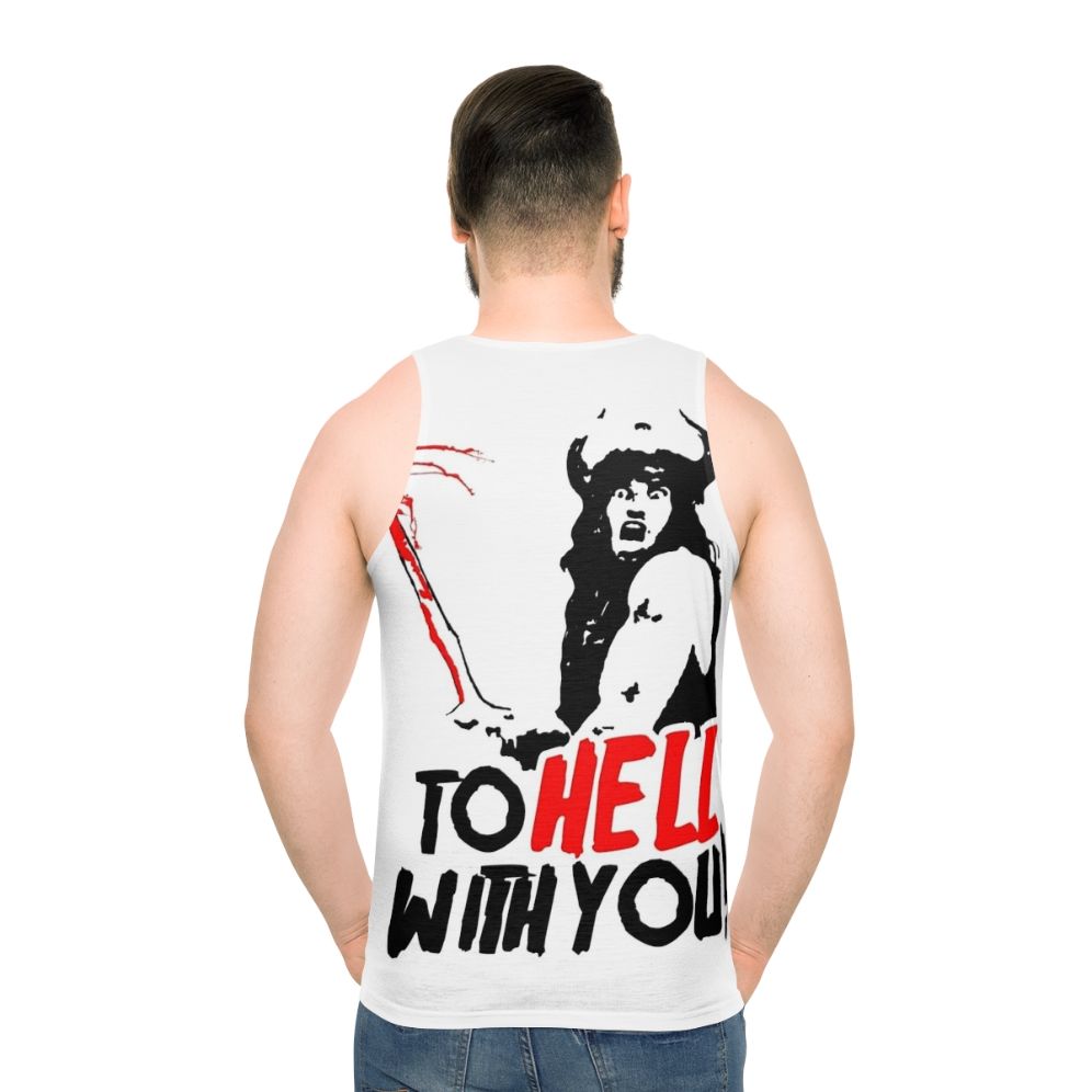 Conan the Barbarian unisex fantasy tank top - men back