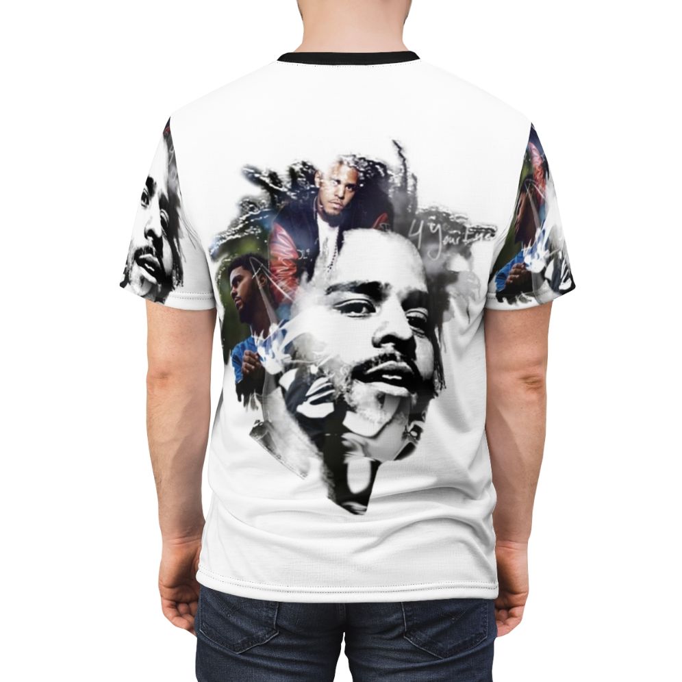 Stylish J-Cole Inspired Hip-Hop T-Shirt - men back