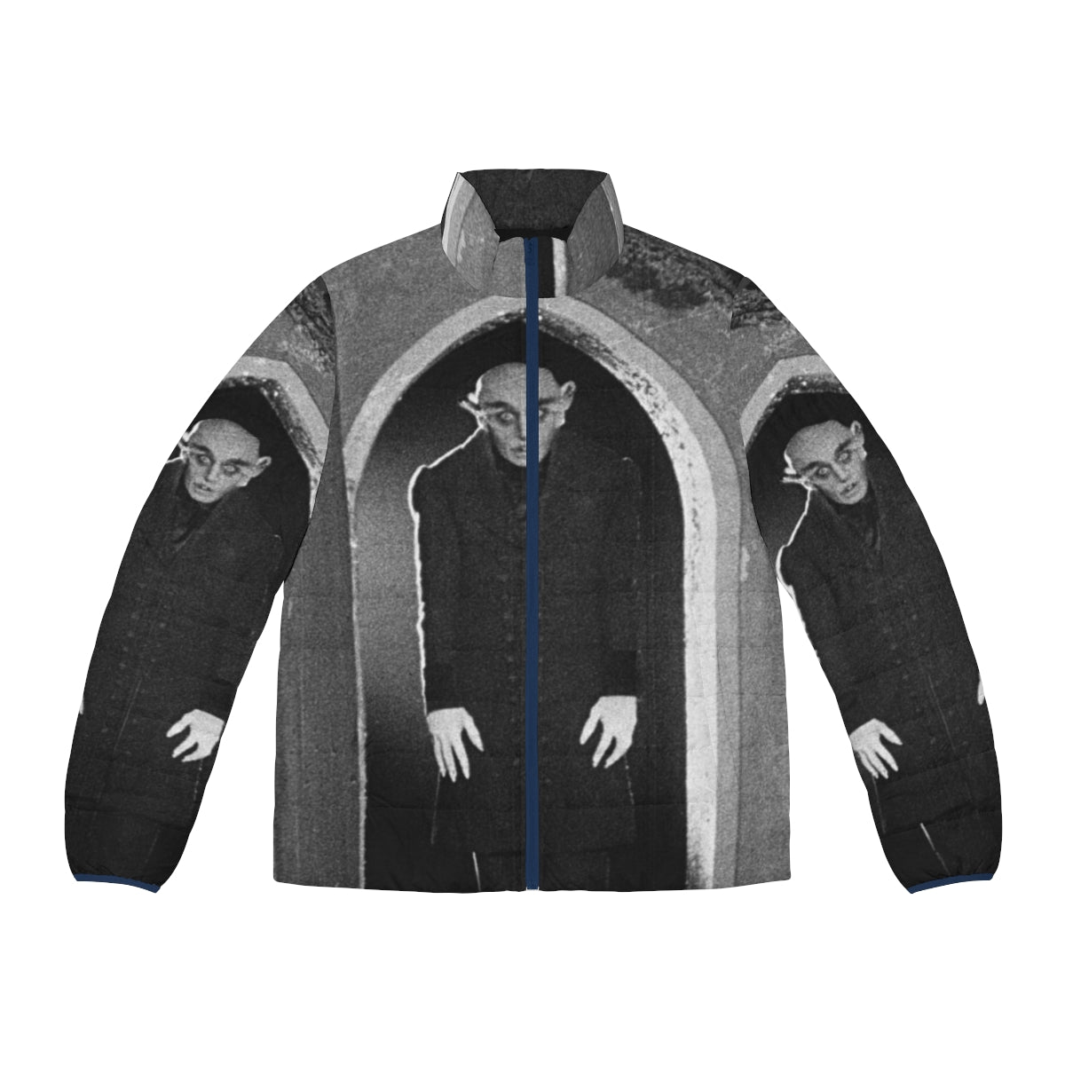 Nosferatu Puffer Jacket - German Expressionist Horror Film Inspired Outerwear