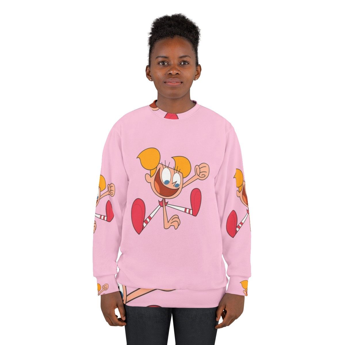 Didi Sweatshirt for kids featuring Dexter's Laboratory cartoon - women