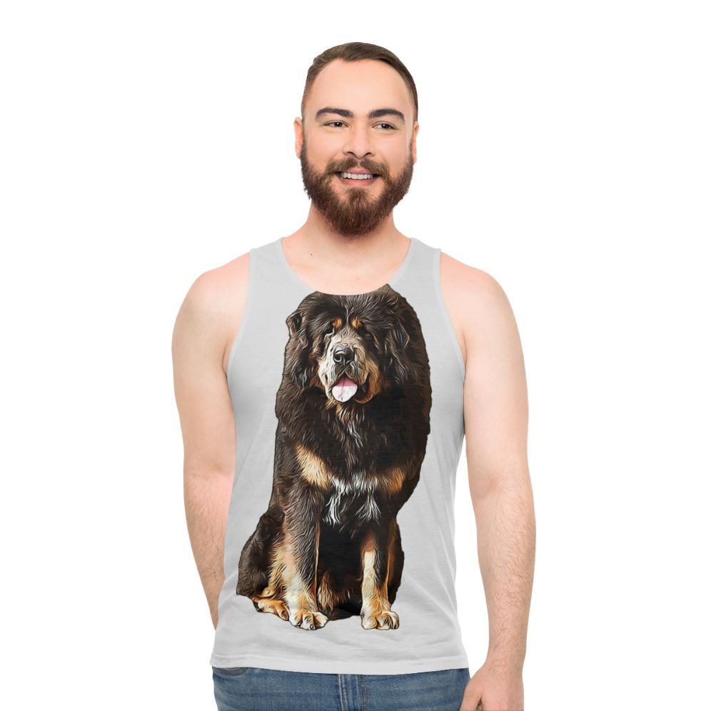 Tibetan Mastiff Unisex Tank Top - men