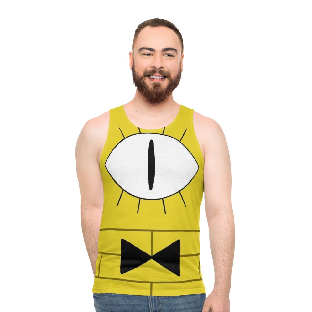 Gravity Falls Bill Cipher Unisex Tank Top - men