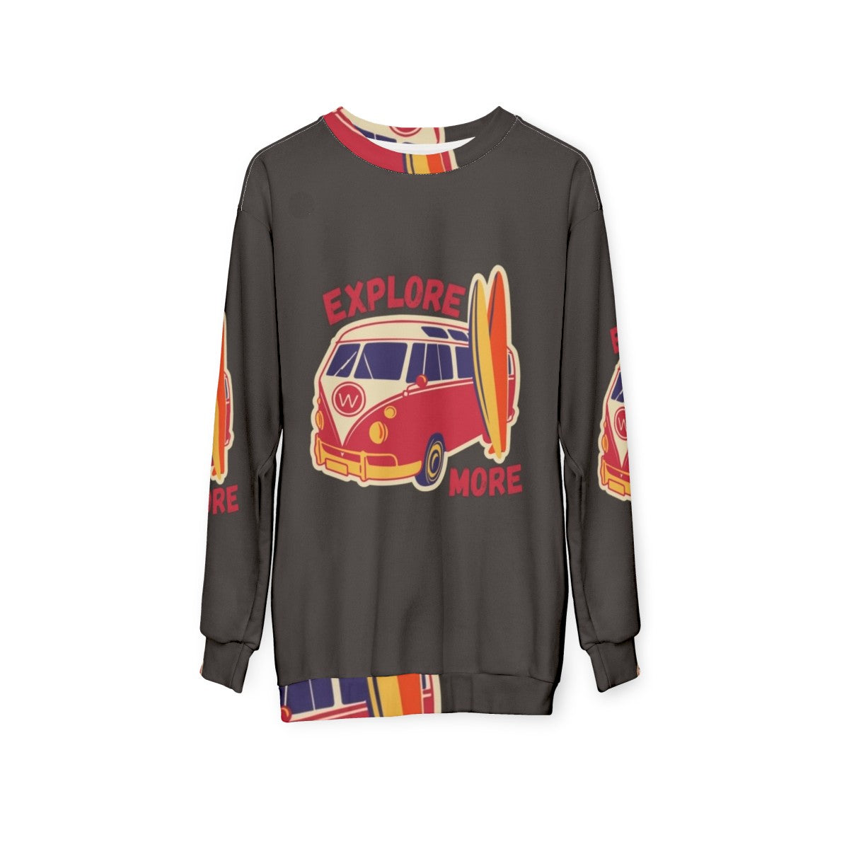 Retro Exploration Lifestyle Hobbies Sweatshirt - hanging