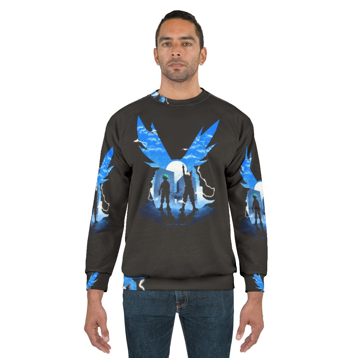 "You're Next" Superhero Anime Sweatshirt - men